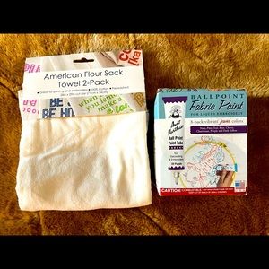 Fabric Paint W/ Kitchen Towel